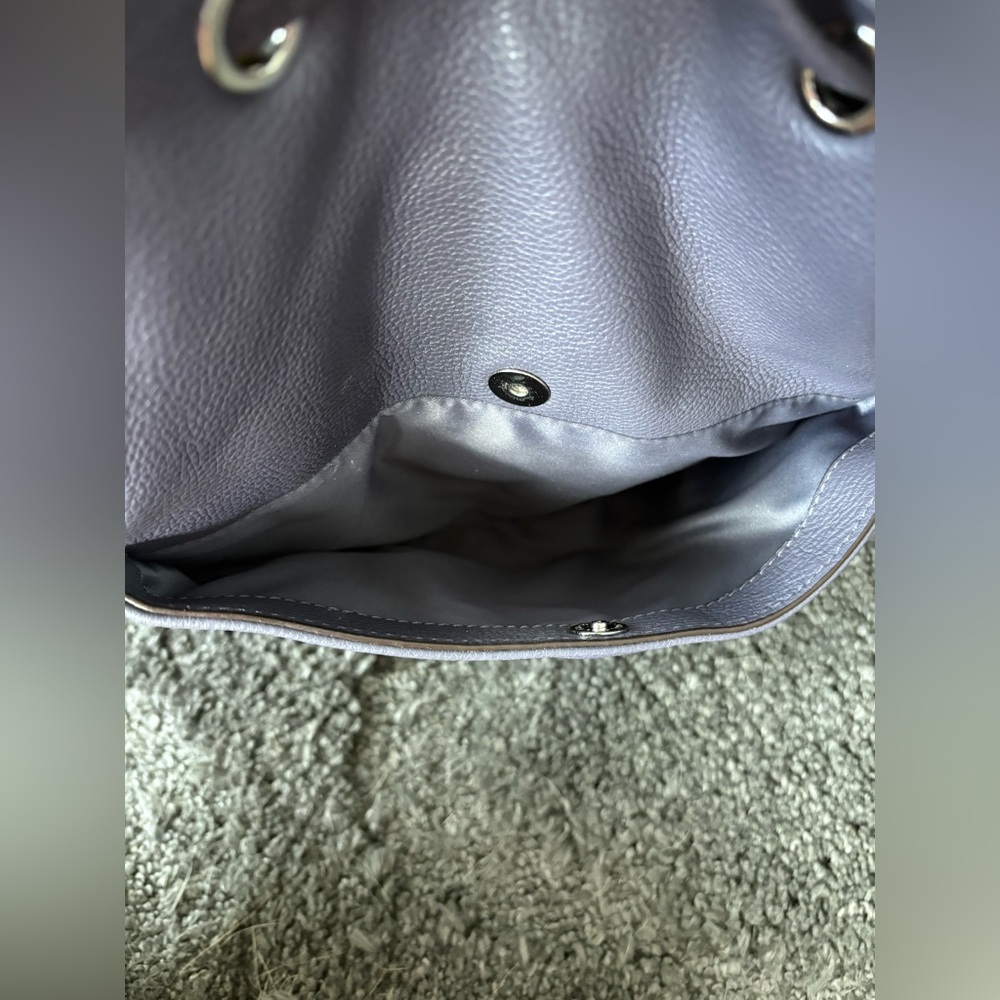 Coach Purple Leather Shoulder Bag - Picture 10 of 16